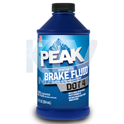 Тормозная жидкость Brake Fluid - Dot 4 PEAK Тормозная жидкость купить в Хабаровске. Интернет-магазин KLV-market  8 924 4114 177